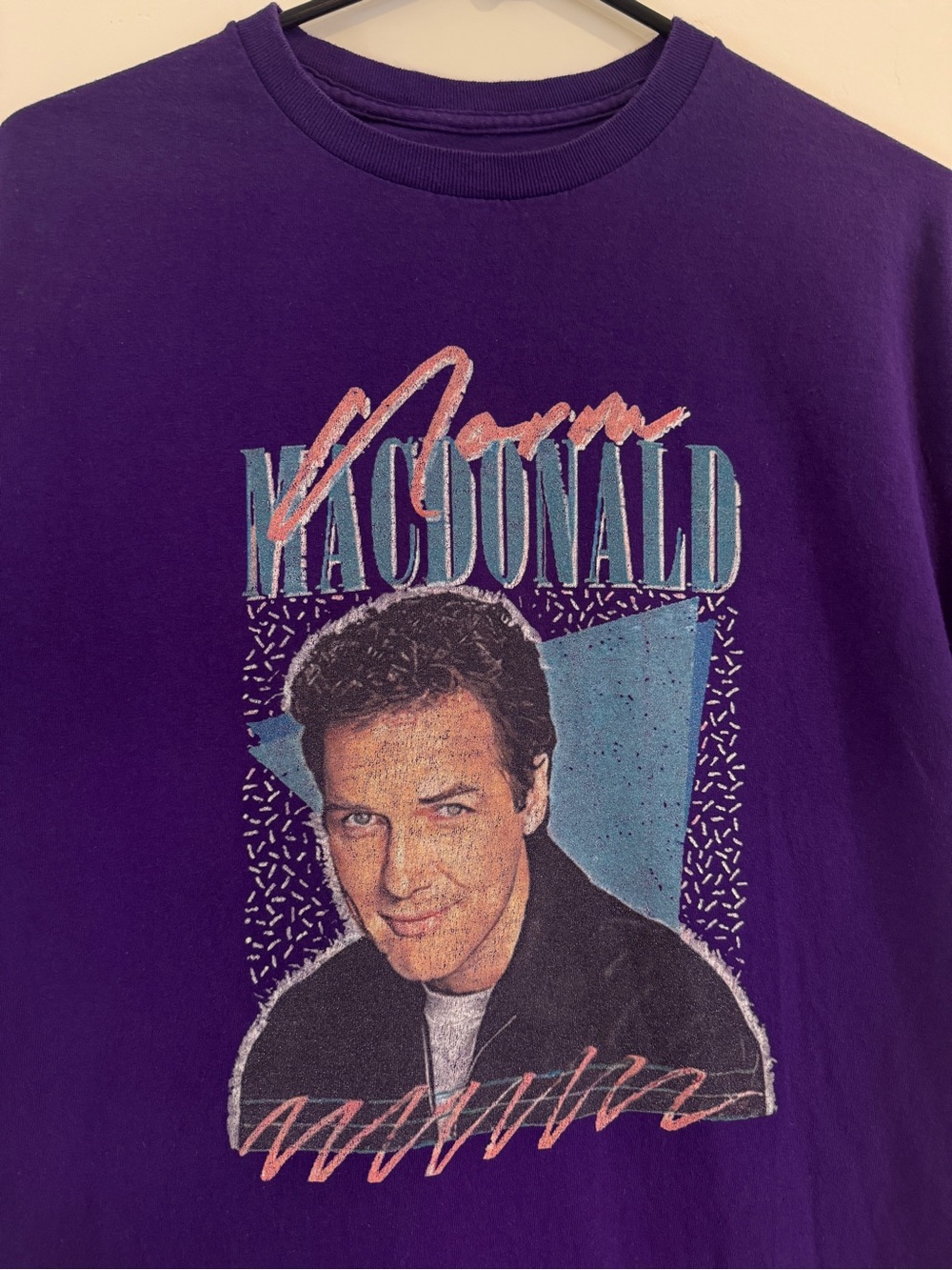 Vintage Norm Macdonald SNL Weekend Update Graphic T-Shirt 90s Tee Mens S